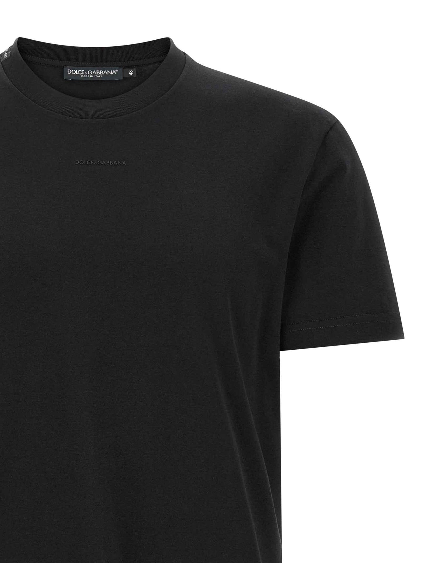 Black Cotton T-Shirt