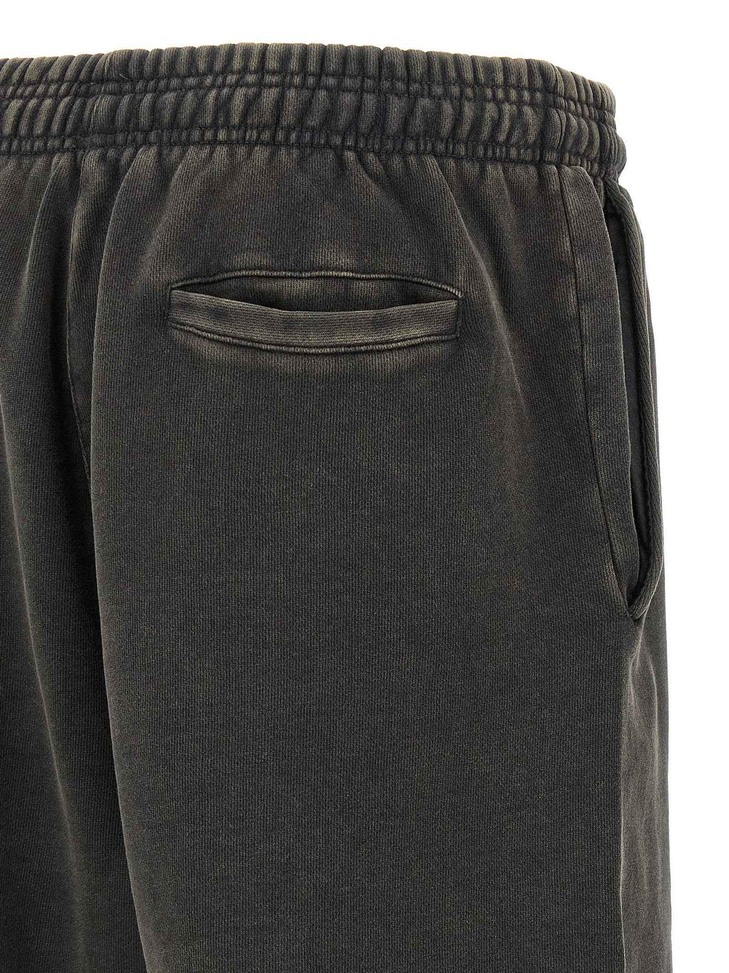 Gray Cotton Bermuda Shorts
