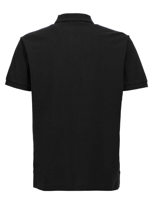 Black Cotton Polo Shirt