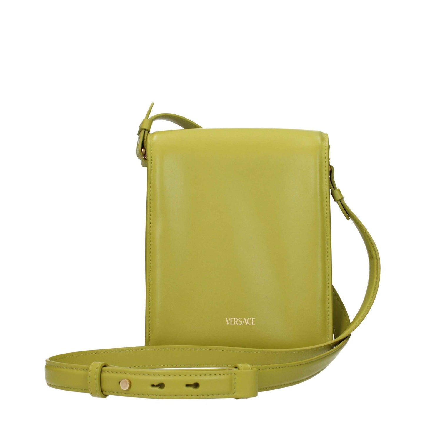 Green Leather Crossbody Bag