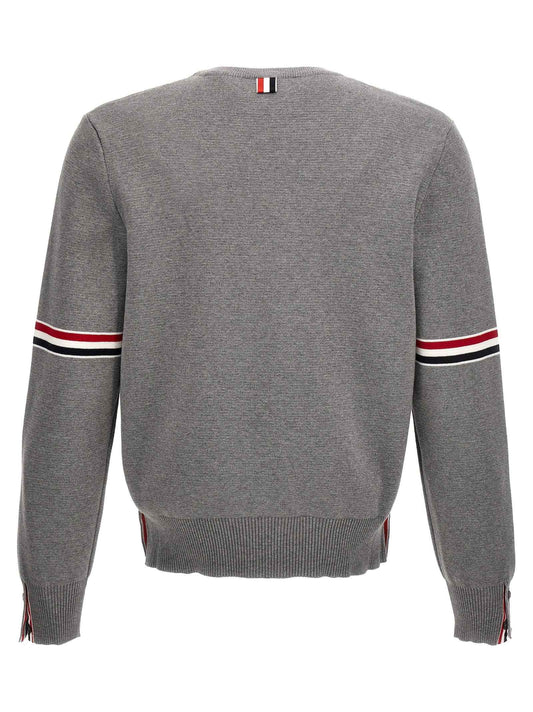 Gray Cotton Cardigan
