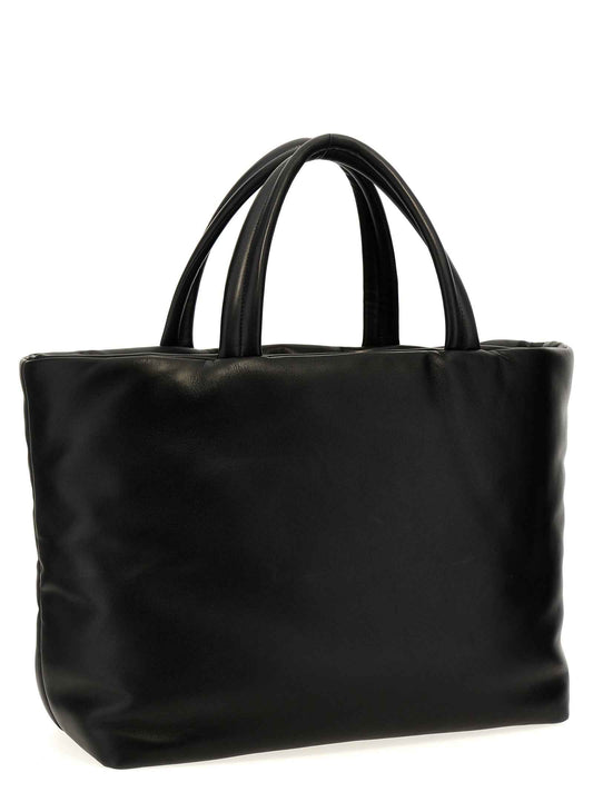 Black Lamb Leather Tote Bag