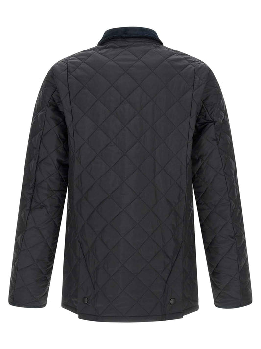 Blue Polyamide Full-Length Jacket