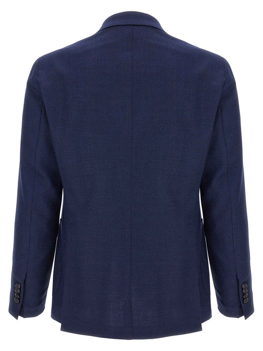Blue Virgin Wool Blazer