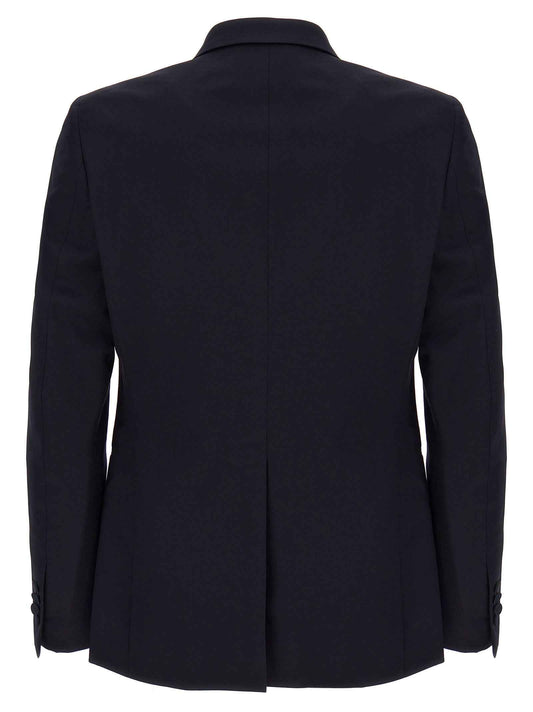 Blue Virgin Wool Blazer