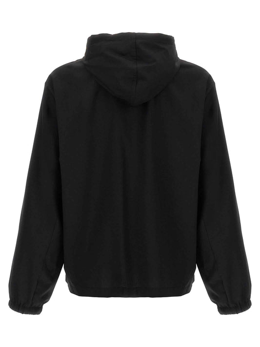 Black Virgin Wool Sweatshirt
