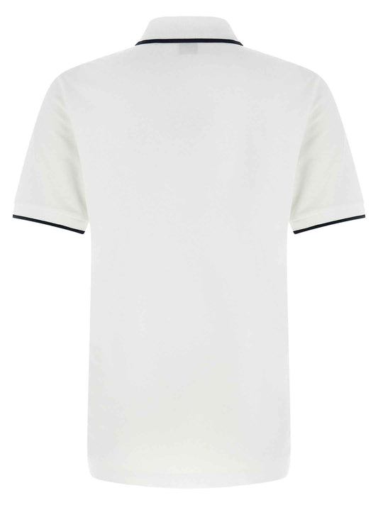 White Cotton Polo Shirt