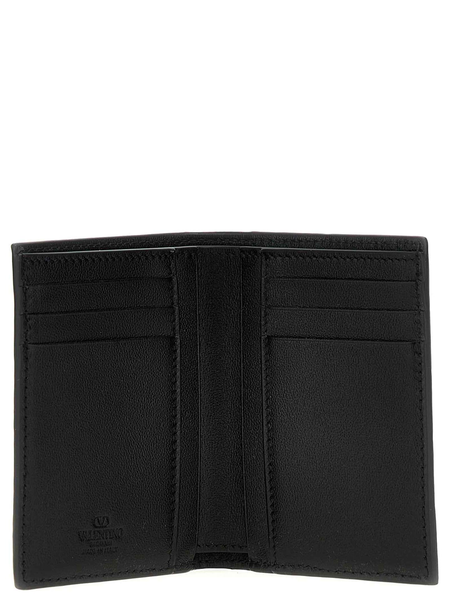 Black Ostrich Skin Cardholder
