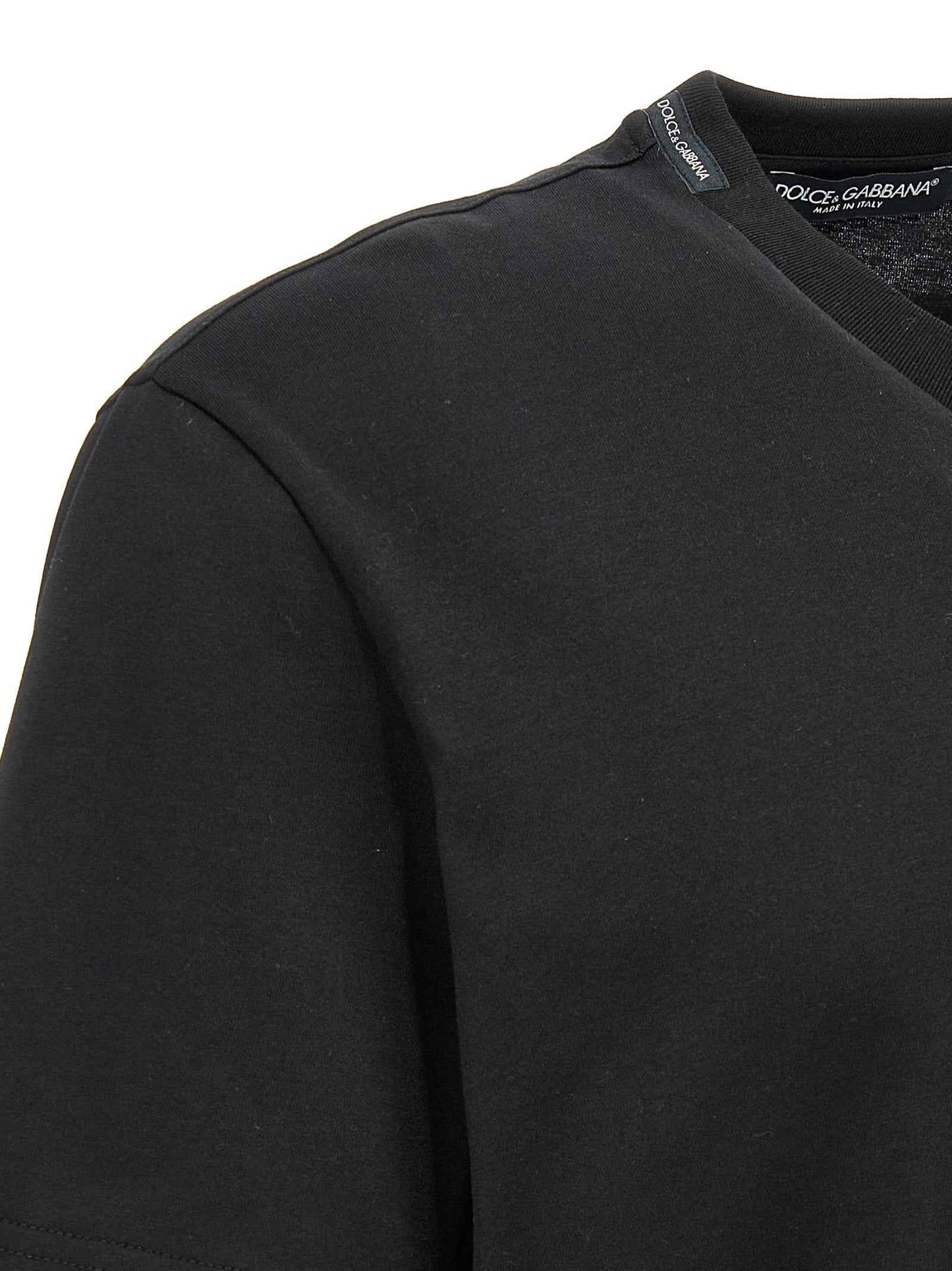 Black Cotton T-Shirt