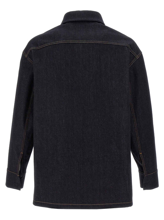 Blue Cotton Denim Jacket