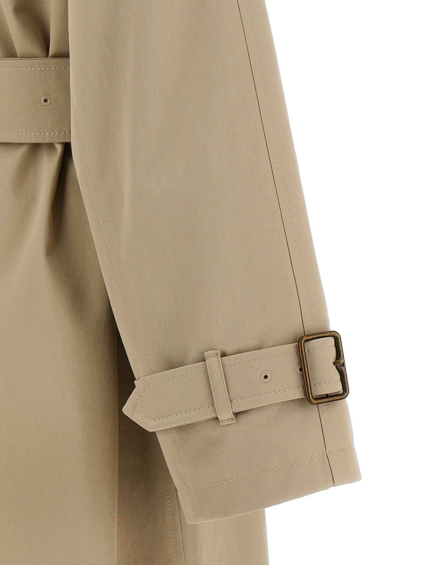 Beige Cotton Coat