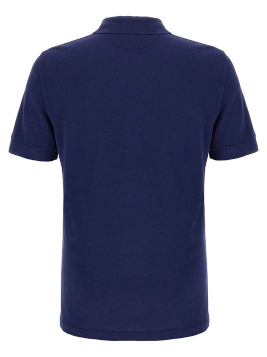 Blue Lyocell Polo Shirt