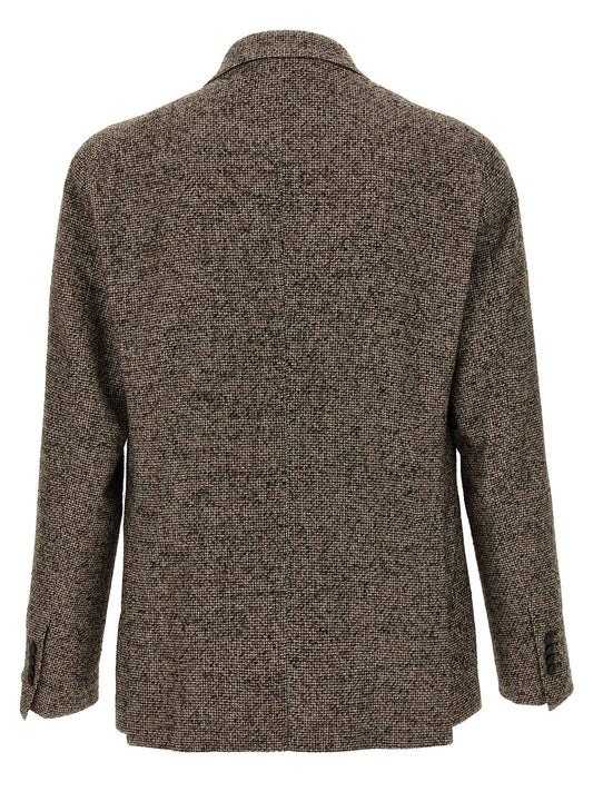 Brown Virgin Wool Blazer