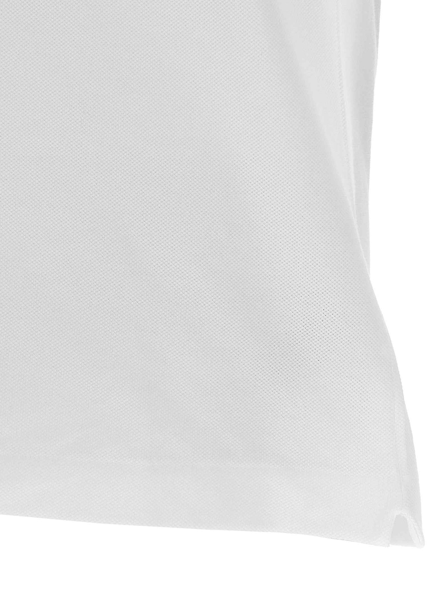 White Cotton Polo Shirt
