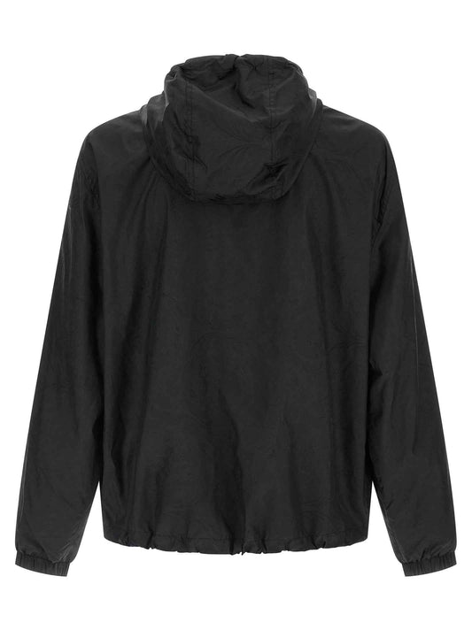 Black Nylon Shell Jacket