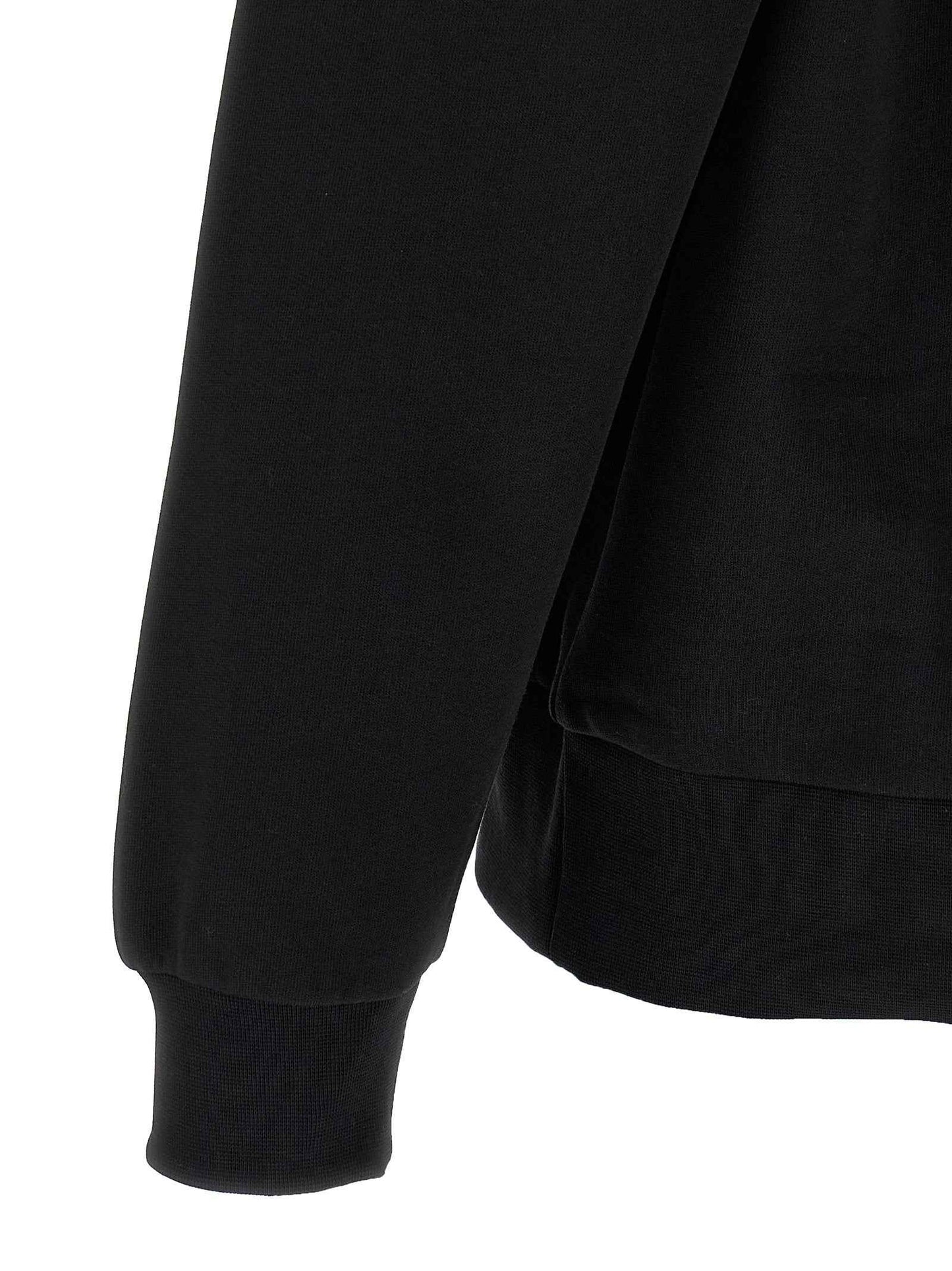 Black Cotton Sweatshirt