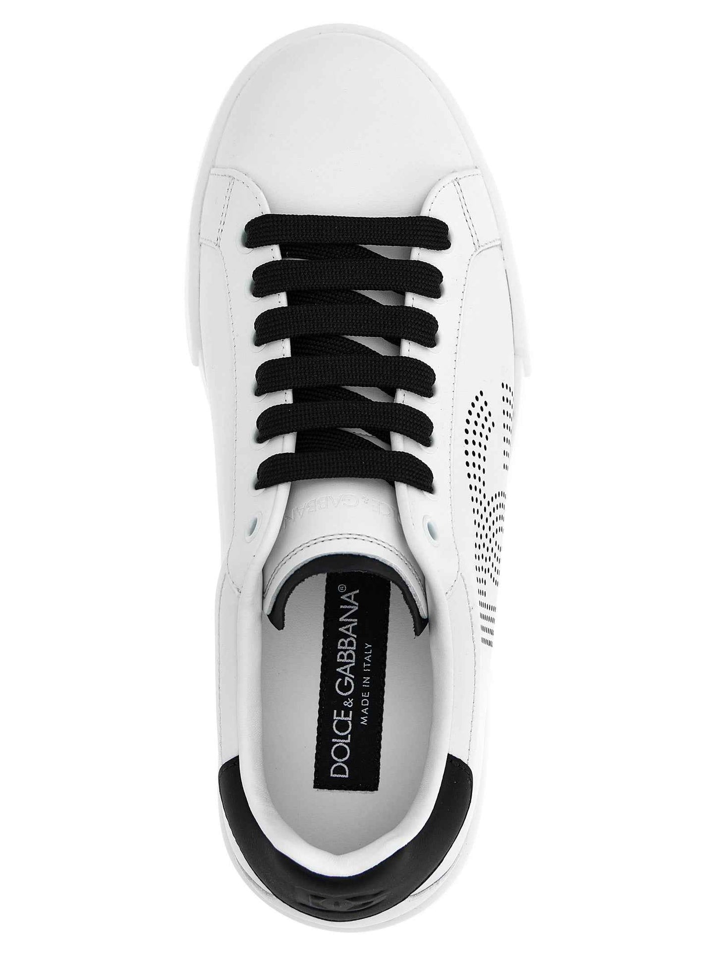 Bicolor Calfskin Low Top Sneakers