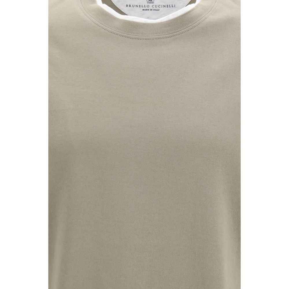 Bicolor Cotton T-Shirt