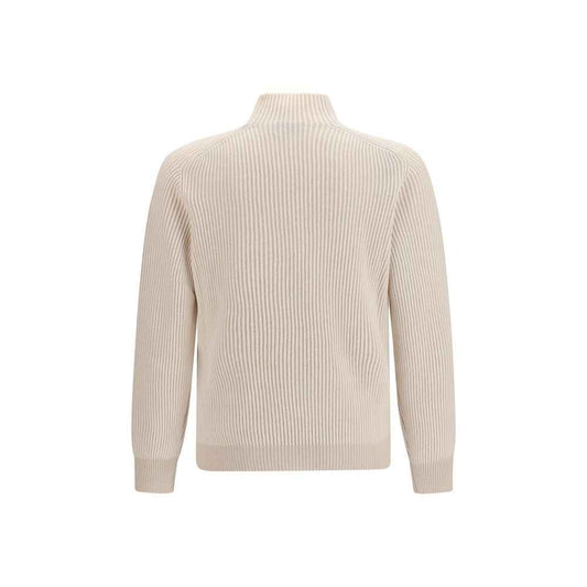 Beige Cashmere Turtleneck