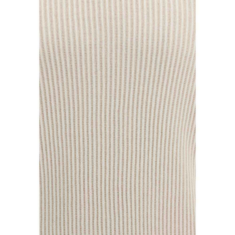 Beige Cashmere Turtleneck