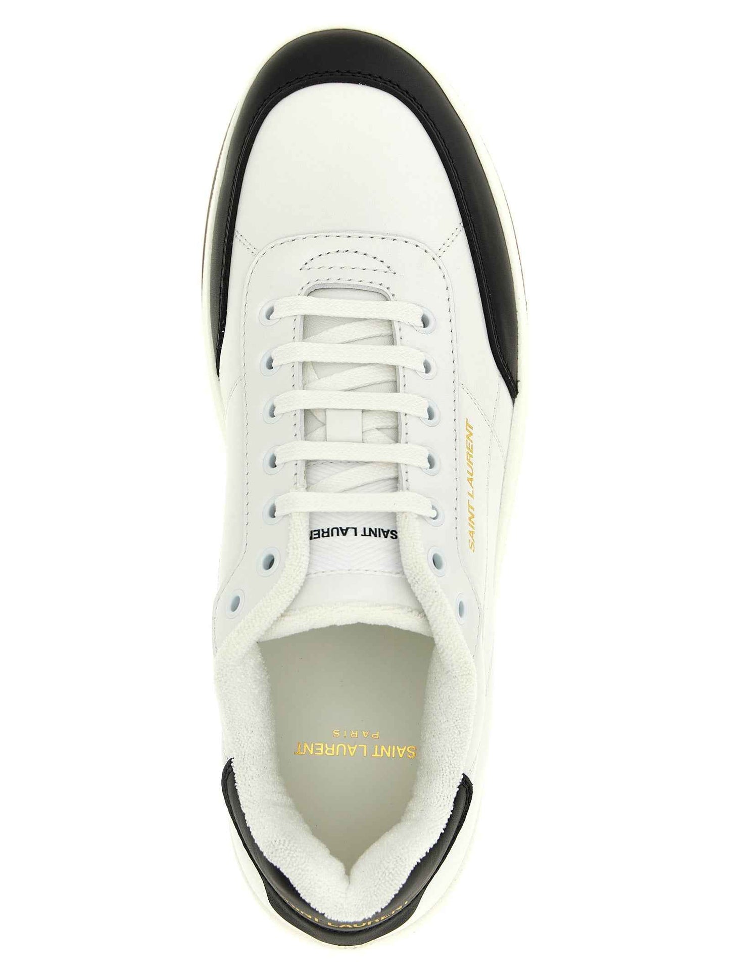 Bicolor Calfskin Low Top Sneakers