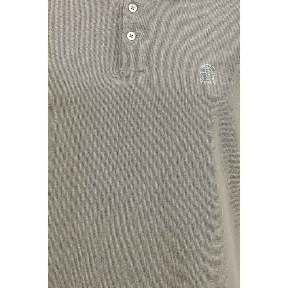 Bicolor Cotton Polo Shirt