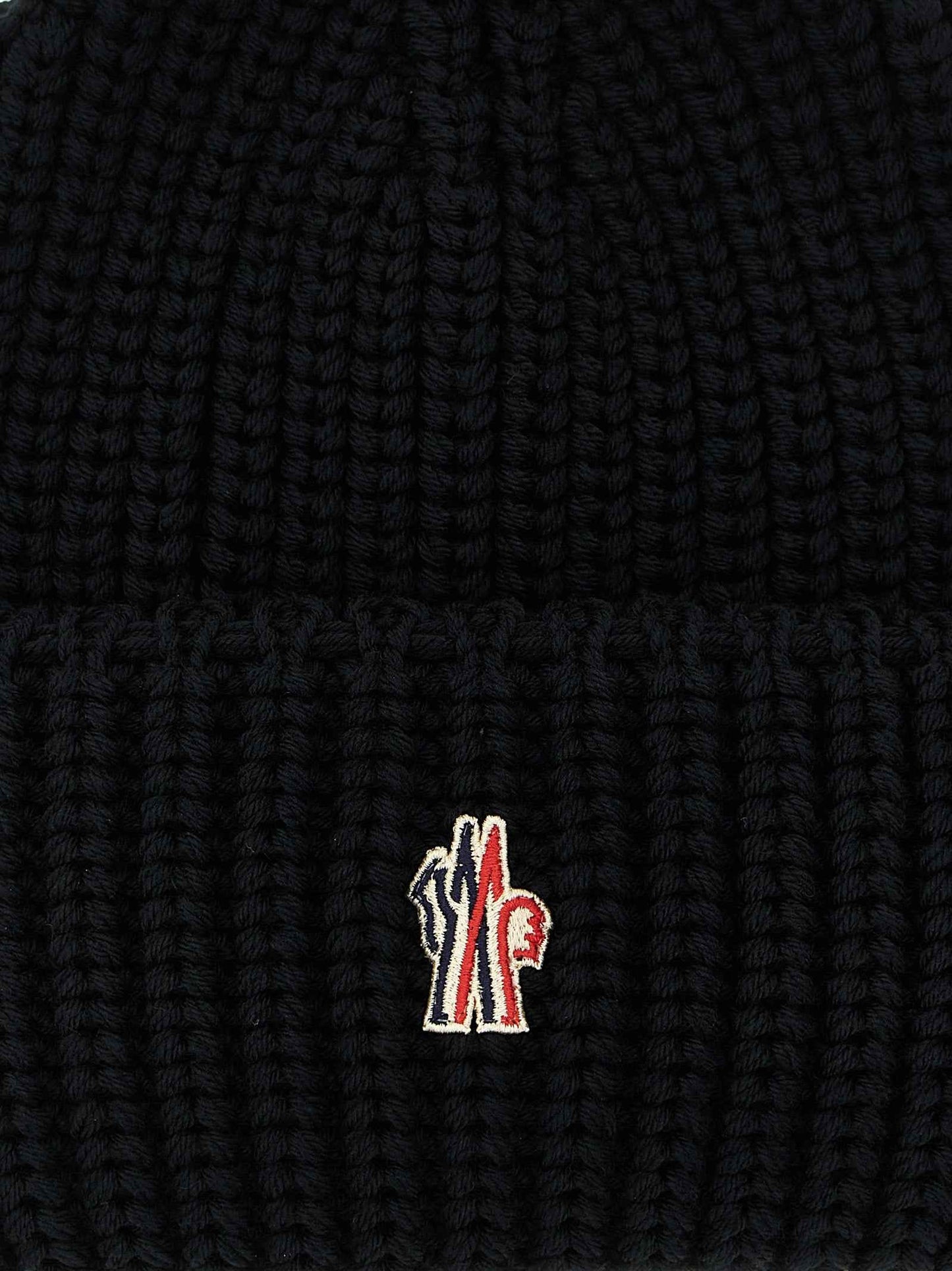Black Virgin Wool Beanie