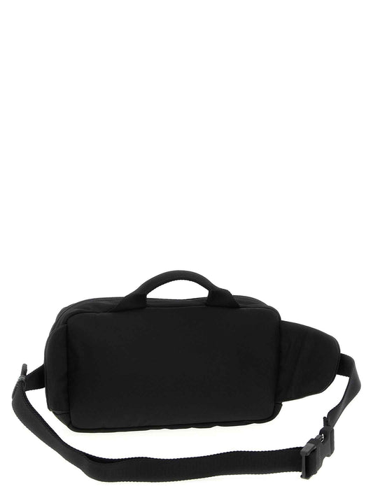 Black Polyamide Crossbody Bag