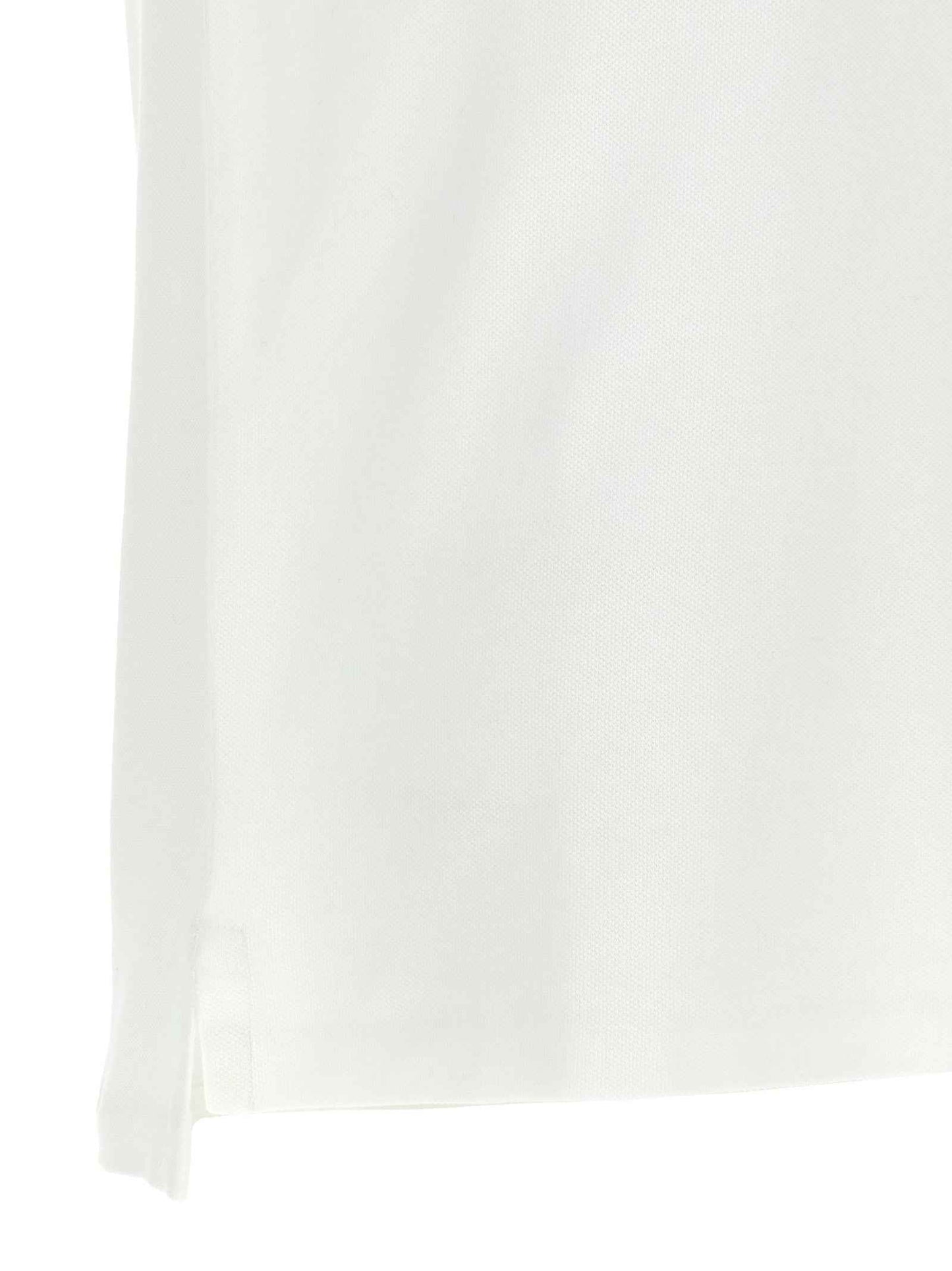 White Cotton Polo Shirt