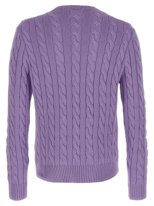 Purple Cotton Cardigan