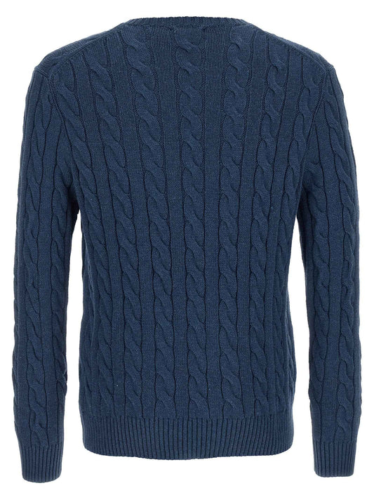 Blue Cotton Cardigan