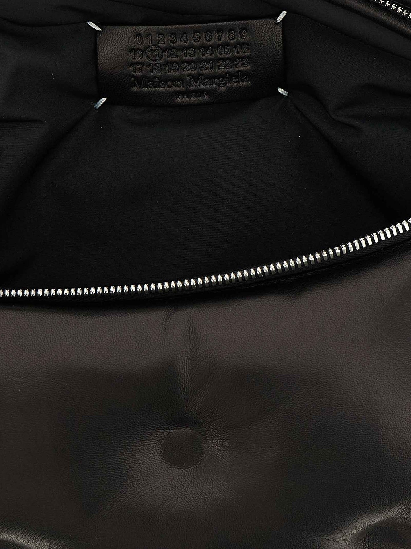Black Lambskin Crossbody Bag