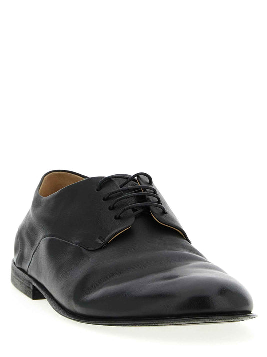 Black Calfskin Oxfords And Derbies