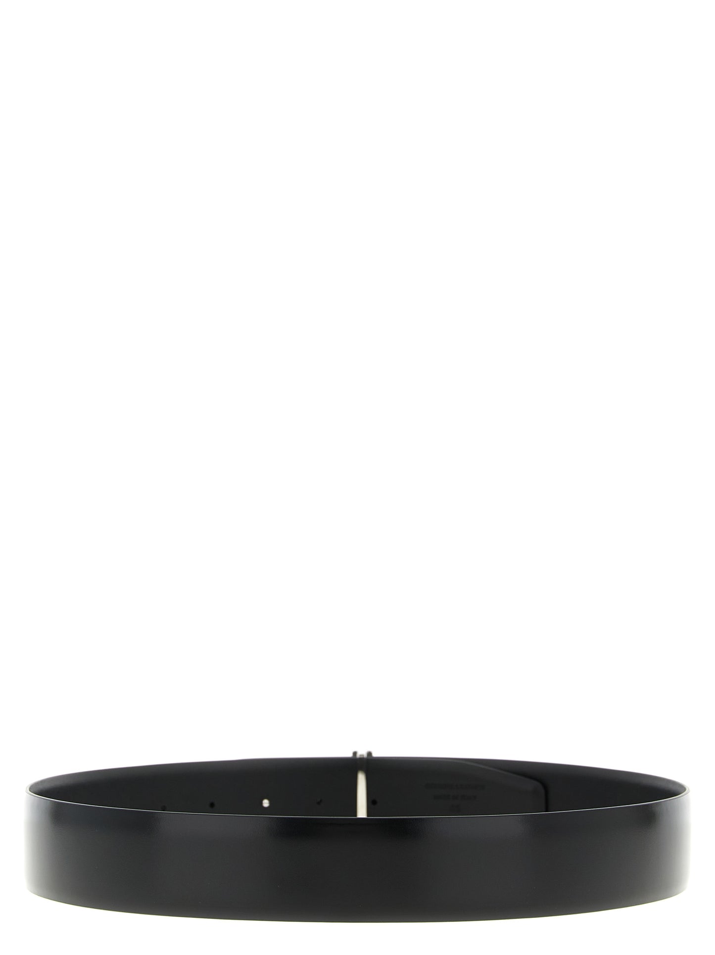 Black Calfskin Regular Belt