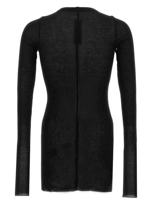 Black Viscose T-Shirt