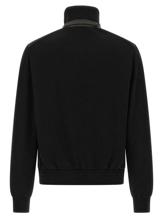 Black Wool Bomber