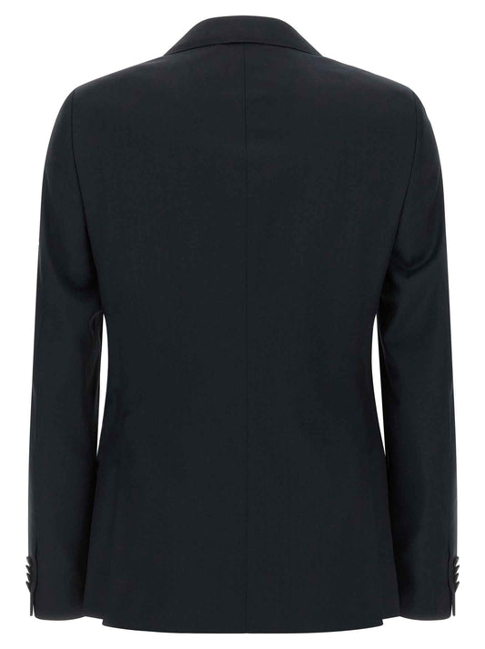 Blue Wool Two-Piece Suit