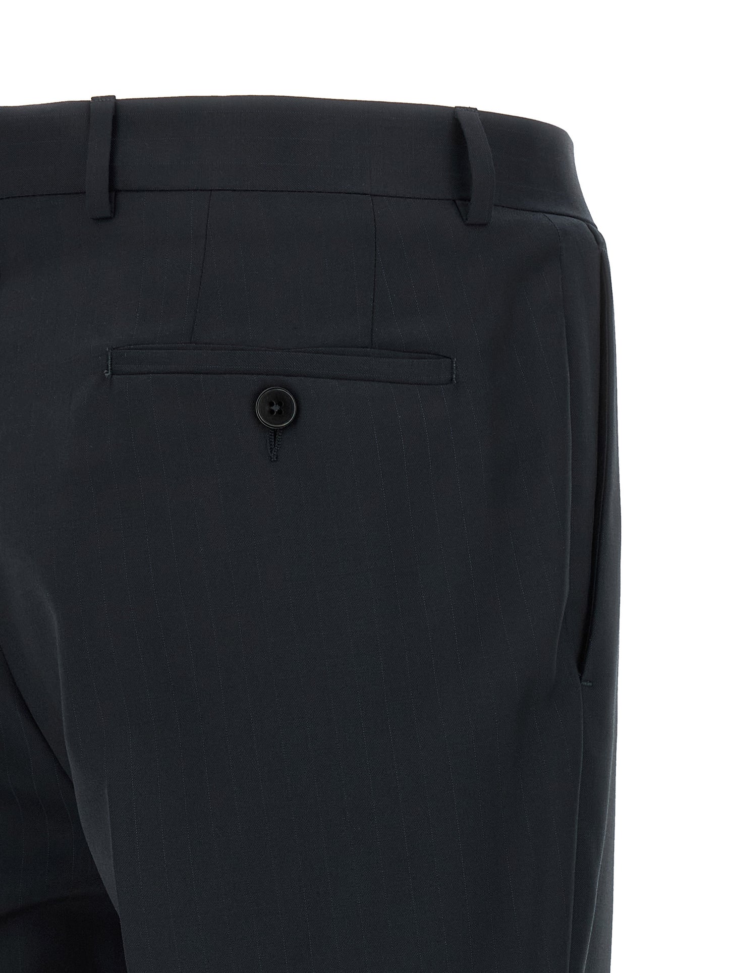 Blue Wool Two-Piece Suit