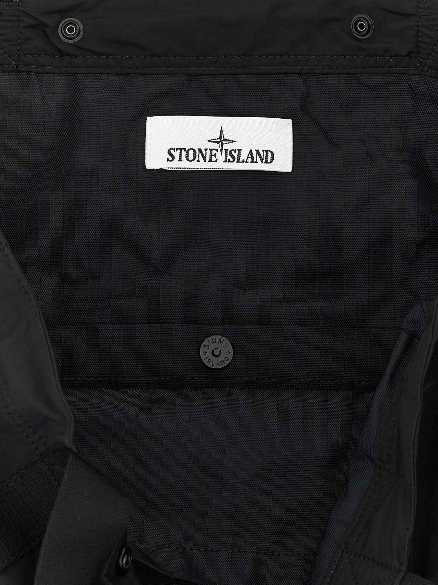 Black Polyamide Tote Bag