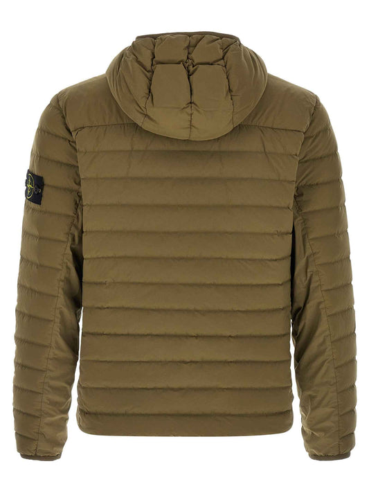 Bicolor Polyamide Full-Length Jacket