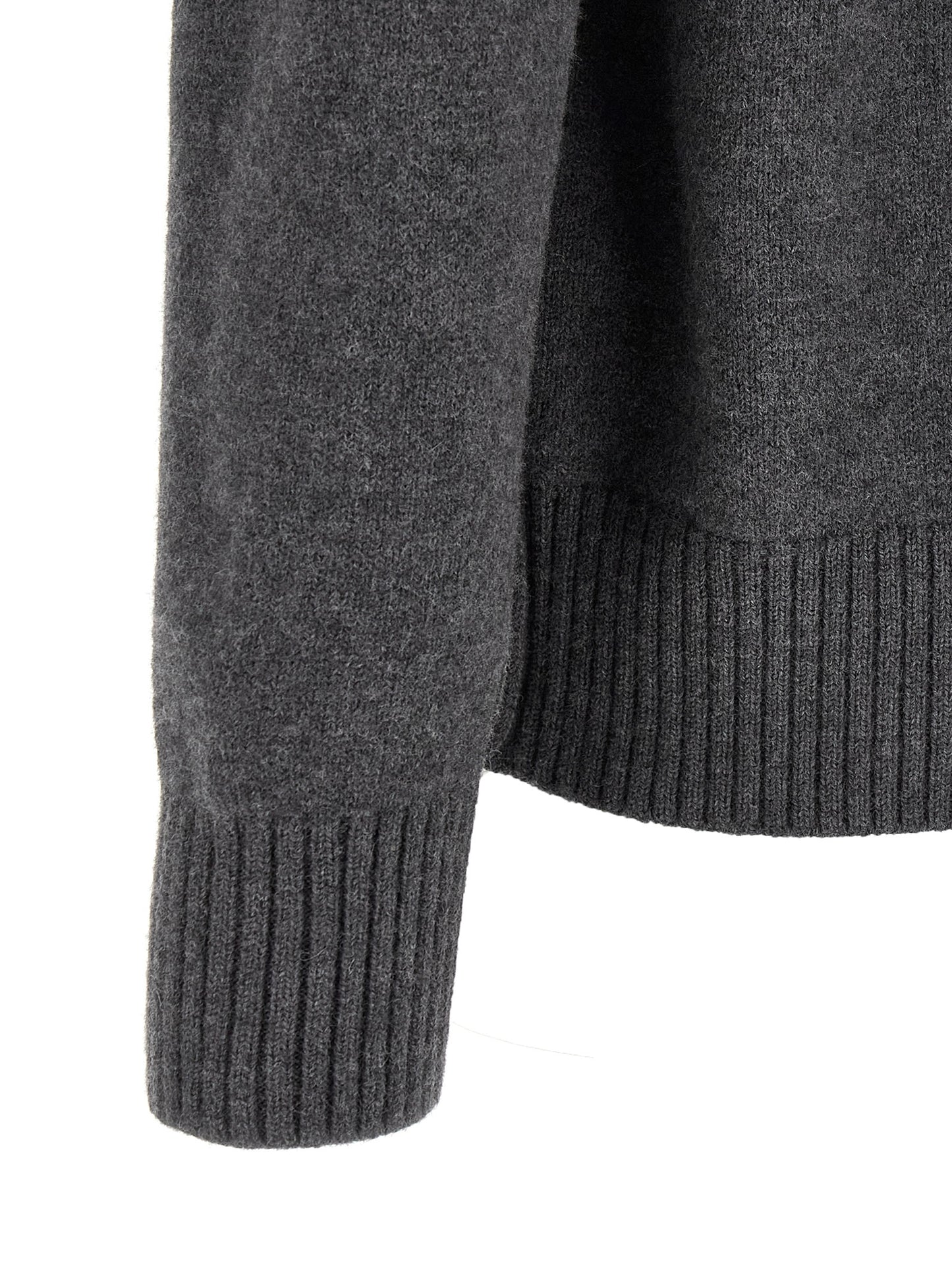 Gray Wool Cardigan