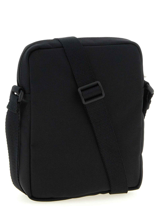 Black Polyamide Crossbody Bag