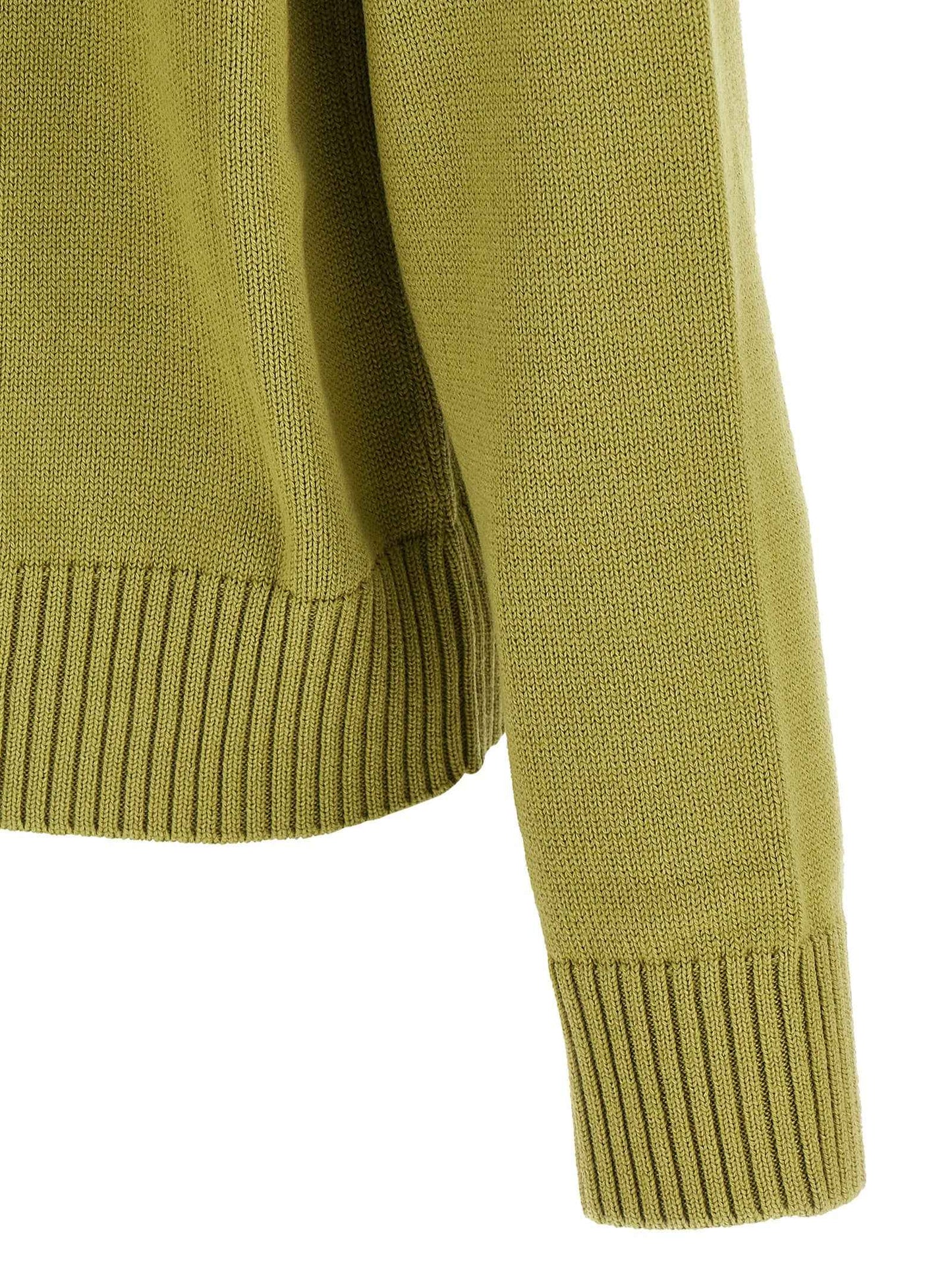 Bicolor Wool Cardigan