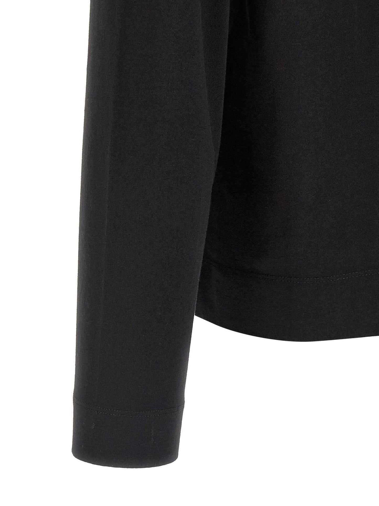 Black Cotton T-Shirt