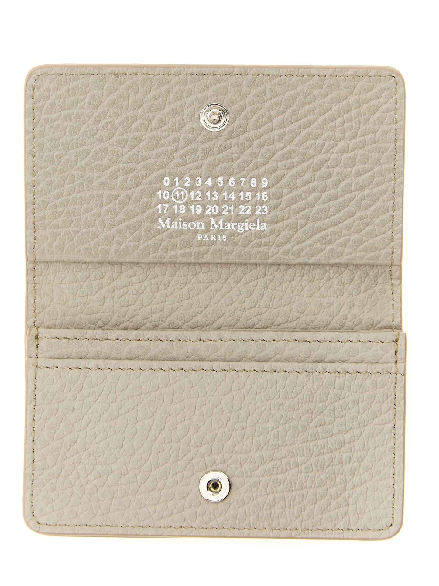 Gray Bovine Leather Cardholder