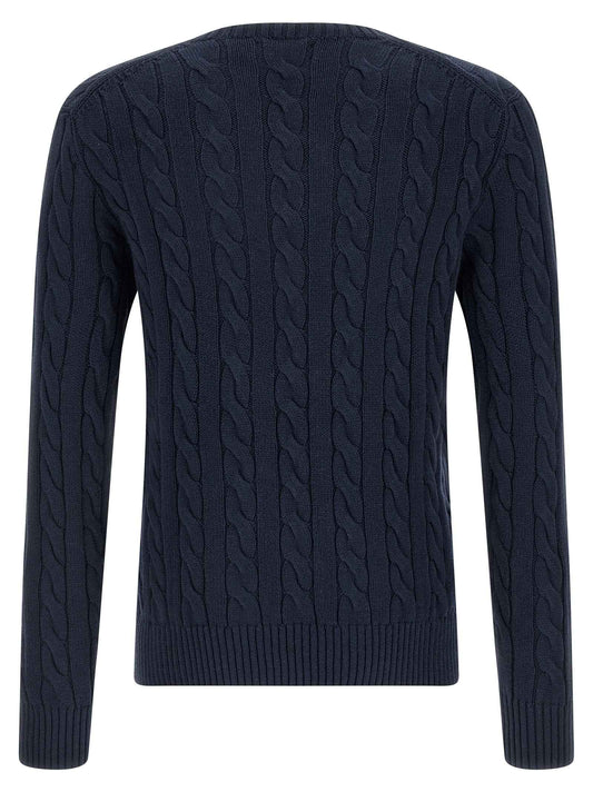 Blue Cotton Cardigan