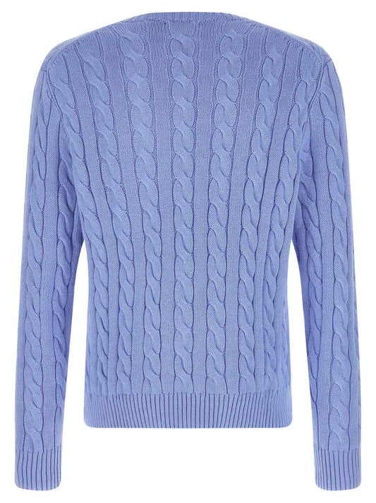 Blue Cotton Cardigan