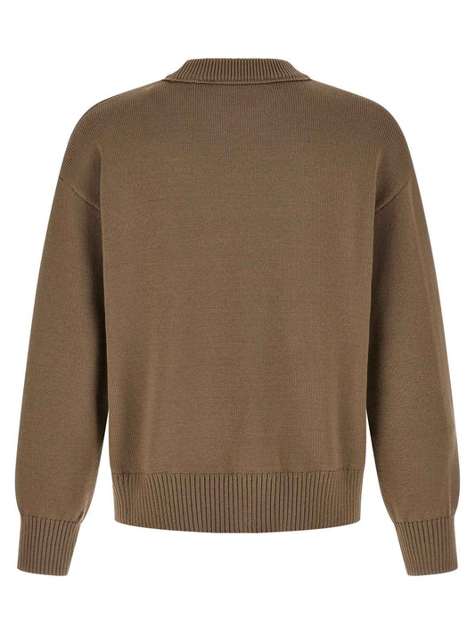 Beige Wool Cardigan