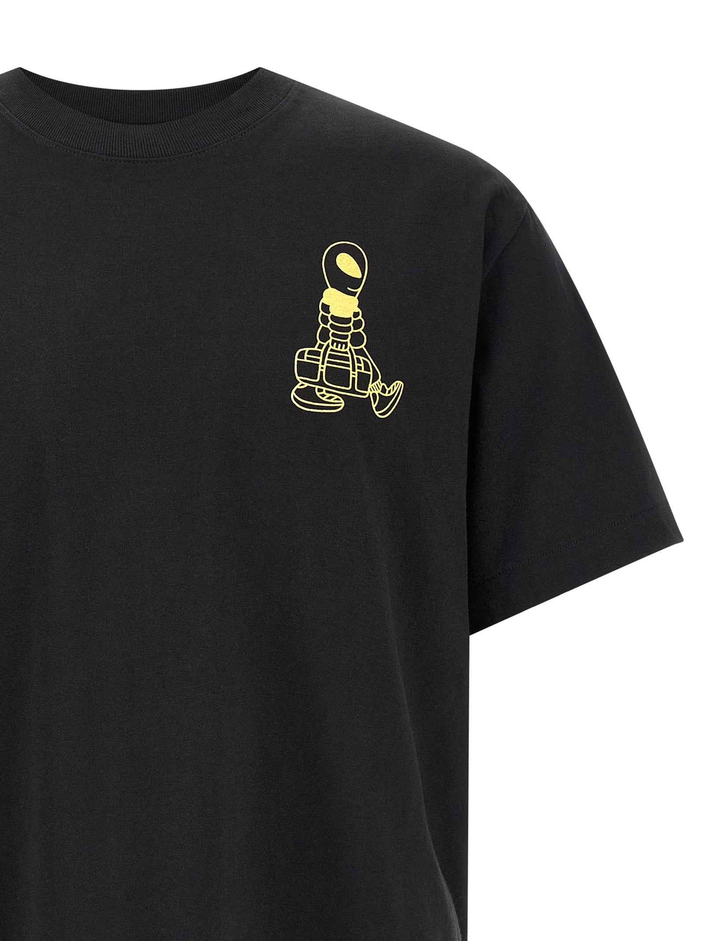 Black Cotton T-Shirt