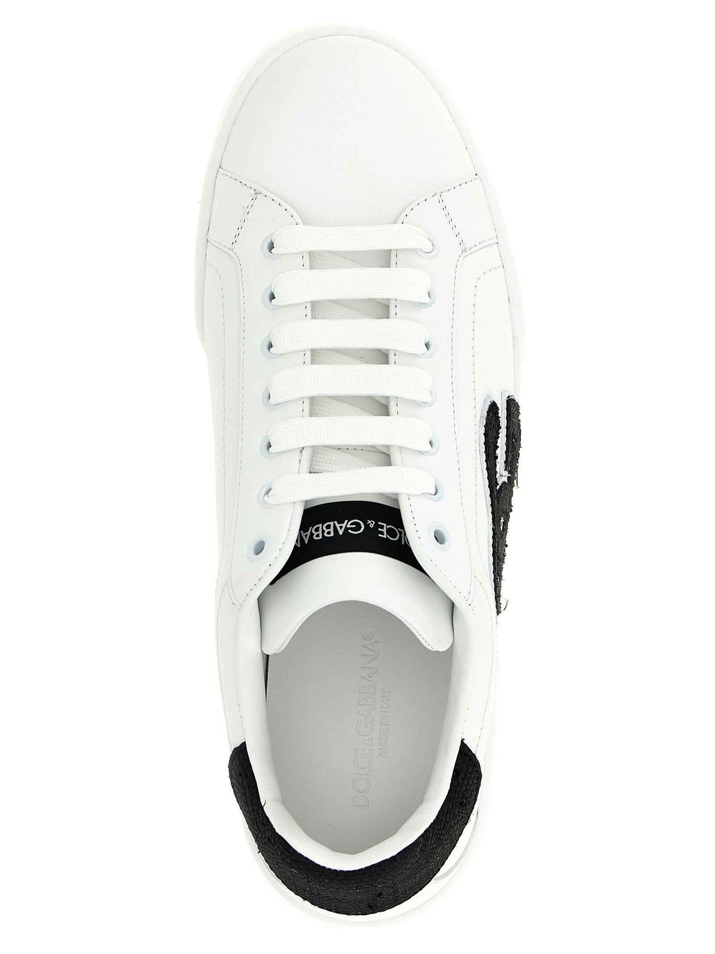Bicolor Calfskin Low Top Sneakers